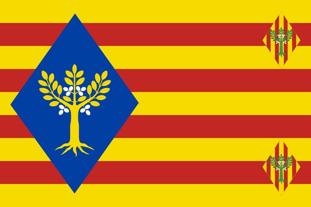 Bandera de Nogueras de alta calidad para exterior Bandera de Nogueras de alta calidad para exterior