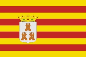 Bandera de Santa Eulalia de alta calidad para exterior 123