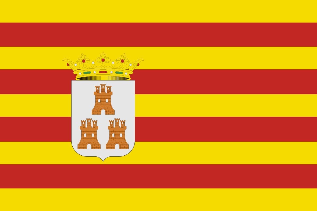 Bandera de Santa Eulalia de alta calidad para exterior Bandera de Santa Eulalia de alta calidad para exterior