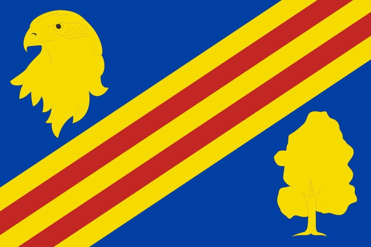 Bandera de Toril y Masegoso de alta calidad para exterior Bandera de Toril y Masegoso de alta calidad para exterior