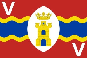 Bandera de Vallecillo de alta calidad para exterior 123