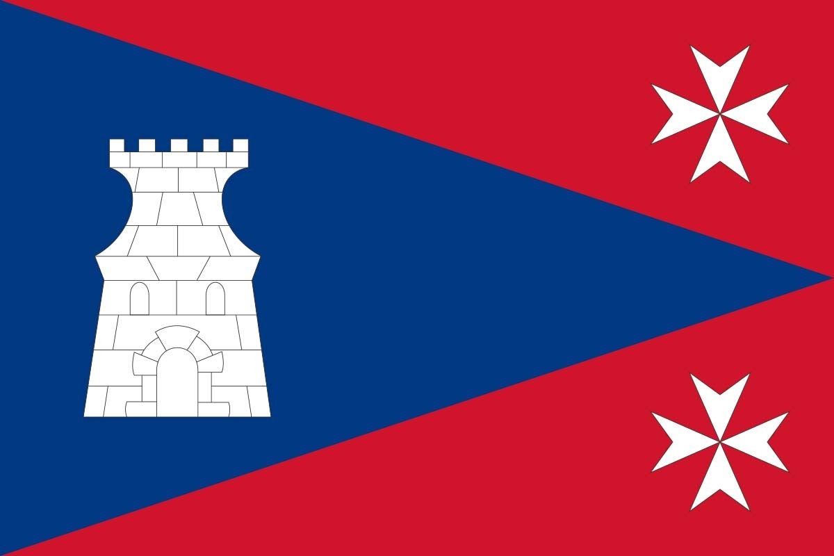 Bandera de Villastar de alta calidad para exterior