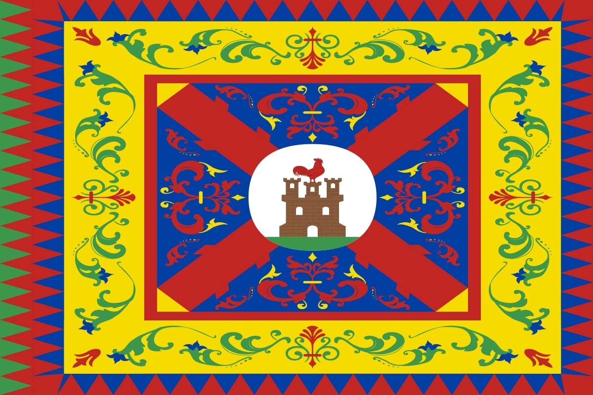 Bandera de Visiedo de alta calidad para exterior