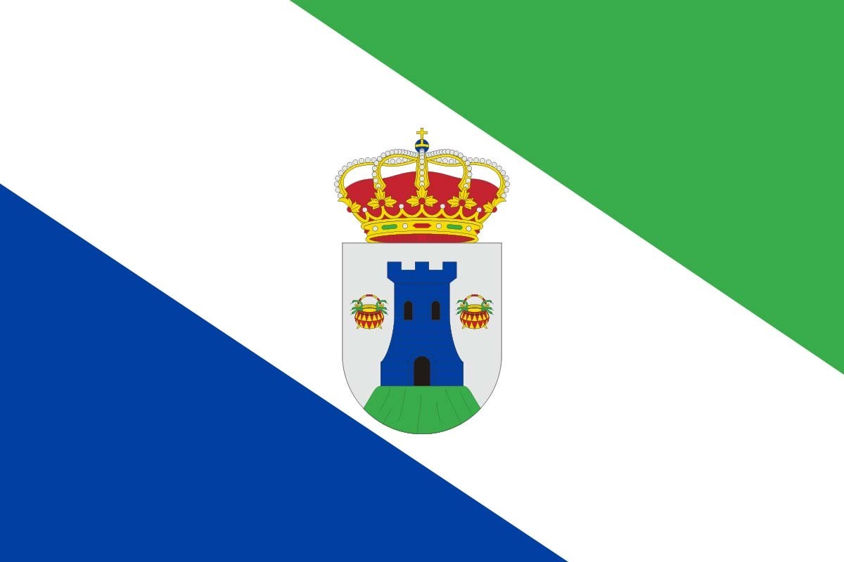 Bandera de Atalaya del Cañavate de alta calidad para exterior Bandera de Atalaya del Cañavate de alta calidad para exterior