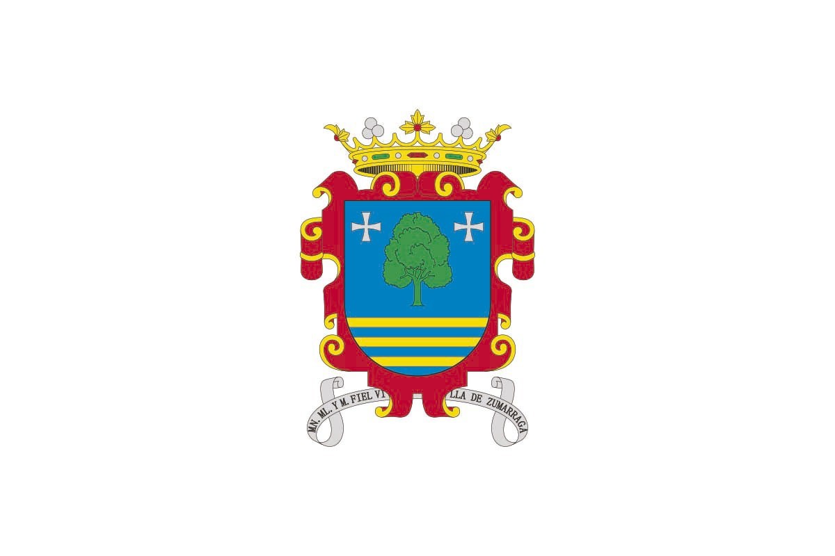 Bandera de Zumarraga de alta calidad para exterior