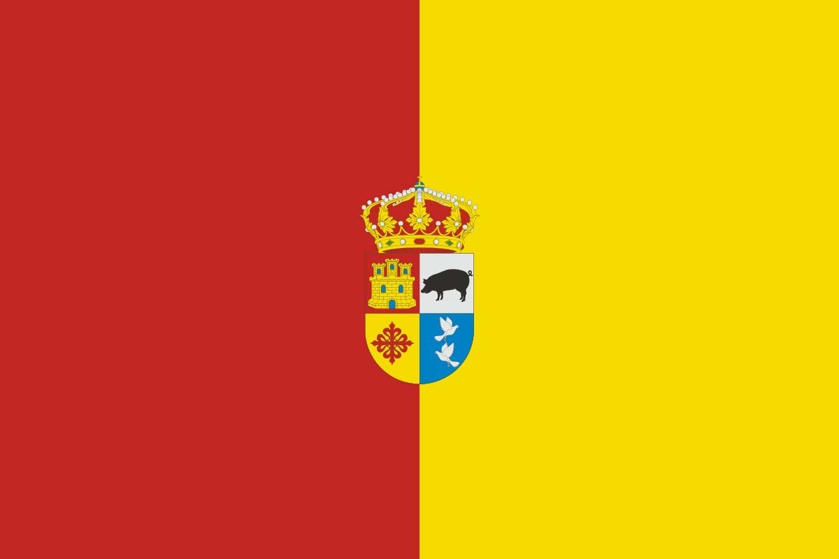 Bandera de Casas de Garcimolina de alta calidad para exterior Bandera de Casas de Garcimolina de alta calidad para exterior