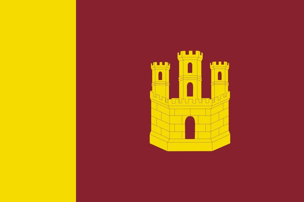 Bandera de Castillo de Garcimuñoz de alta calidad para exterior