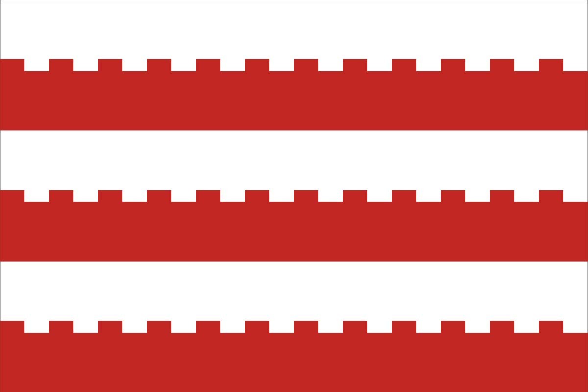 Bandera de Cervera del Llano de alta calidad para exterior