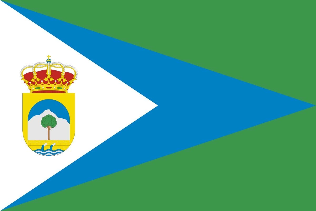 Bandera de Fuertescusa de alta calidad para exterior