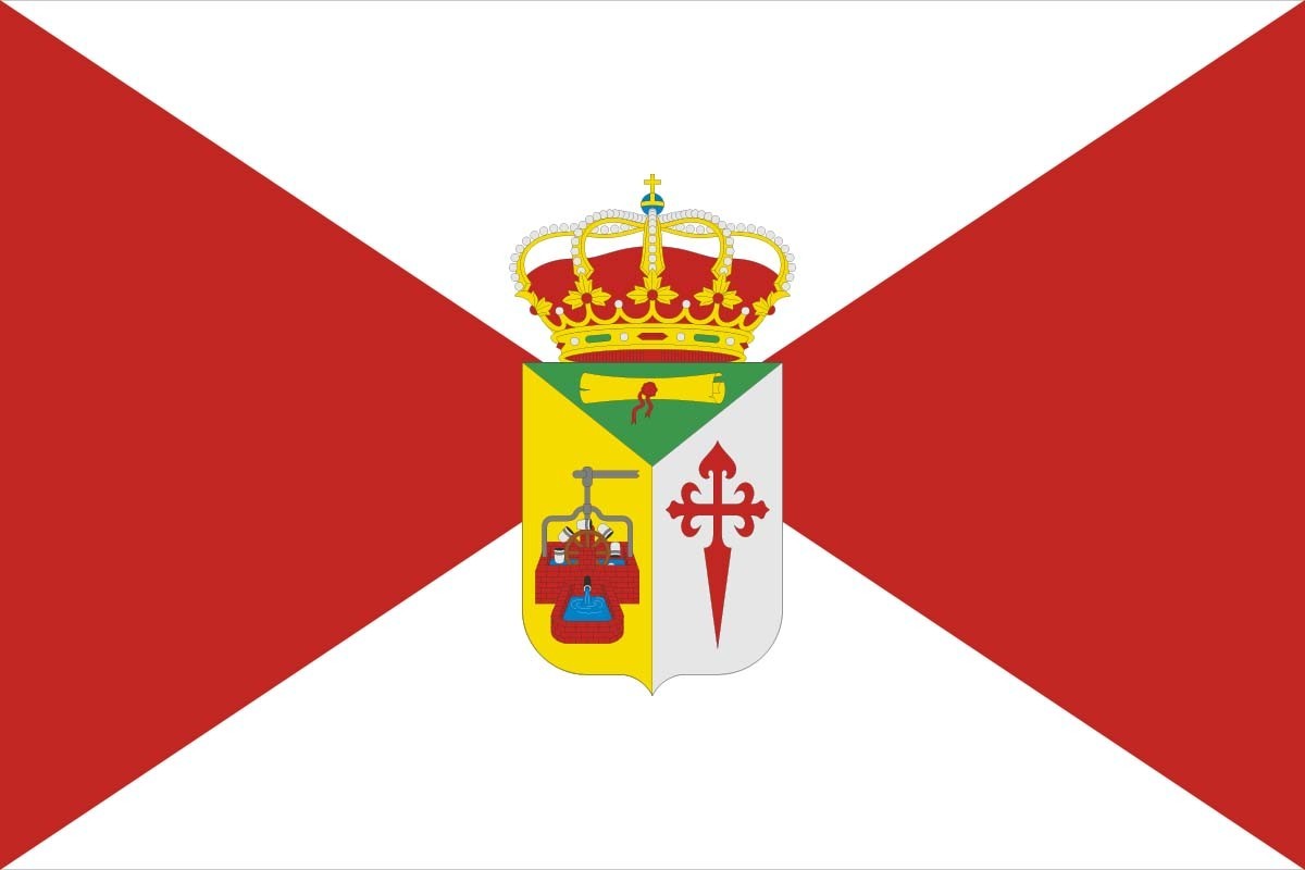 Bandera de Pozorrubio de alta calidad para exterior Bandera de Pozorrubio de alta calidad para exterior