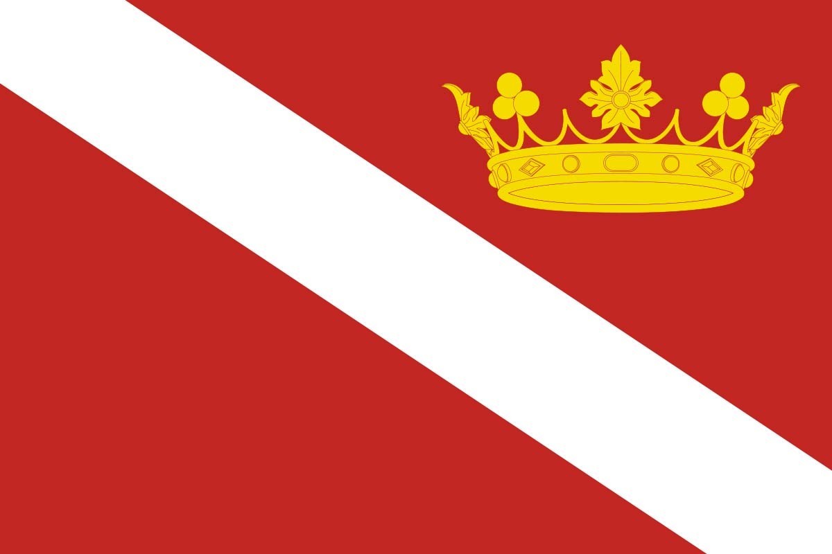 Bandera de Quintanar del Rey de alta calidad para exterior Bandera de Quintanar del Rey de alta calidad para exterior