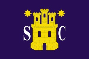 Bandera de San Clemente de alta calidad para exterior 123