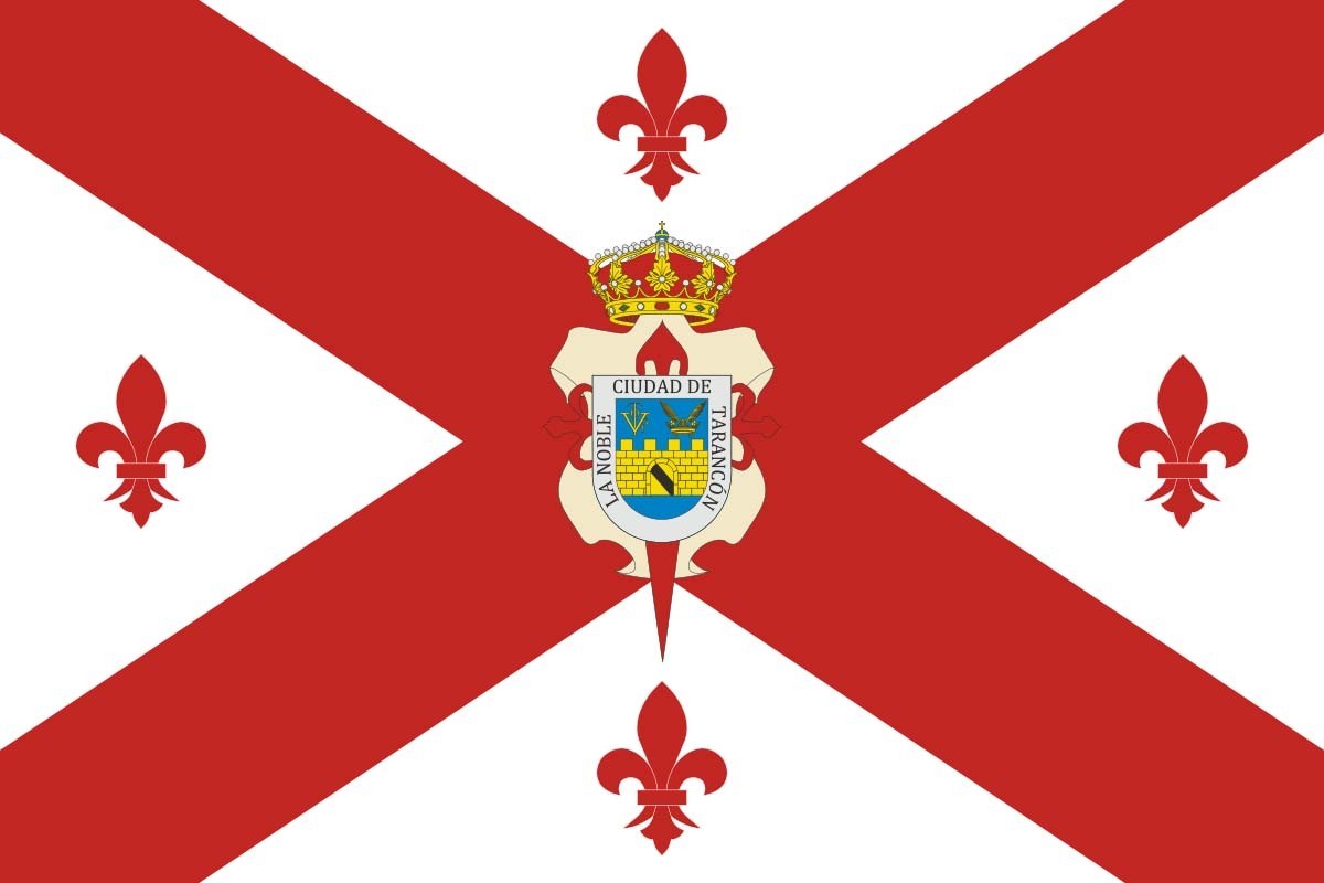 Bandera de Tarancón de alta calidad para exterior Bandera de Tarancón de alta calidad para exterior