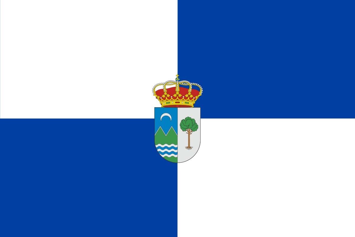 Bandera de Valdemorillo de la Sierra de alta calidad para exterior Bandera de Valdemorillo de la Sierra de alta calidad para exterior