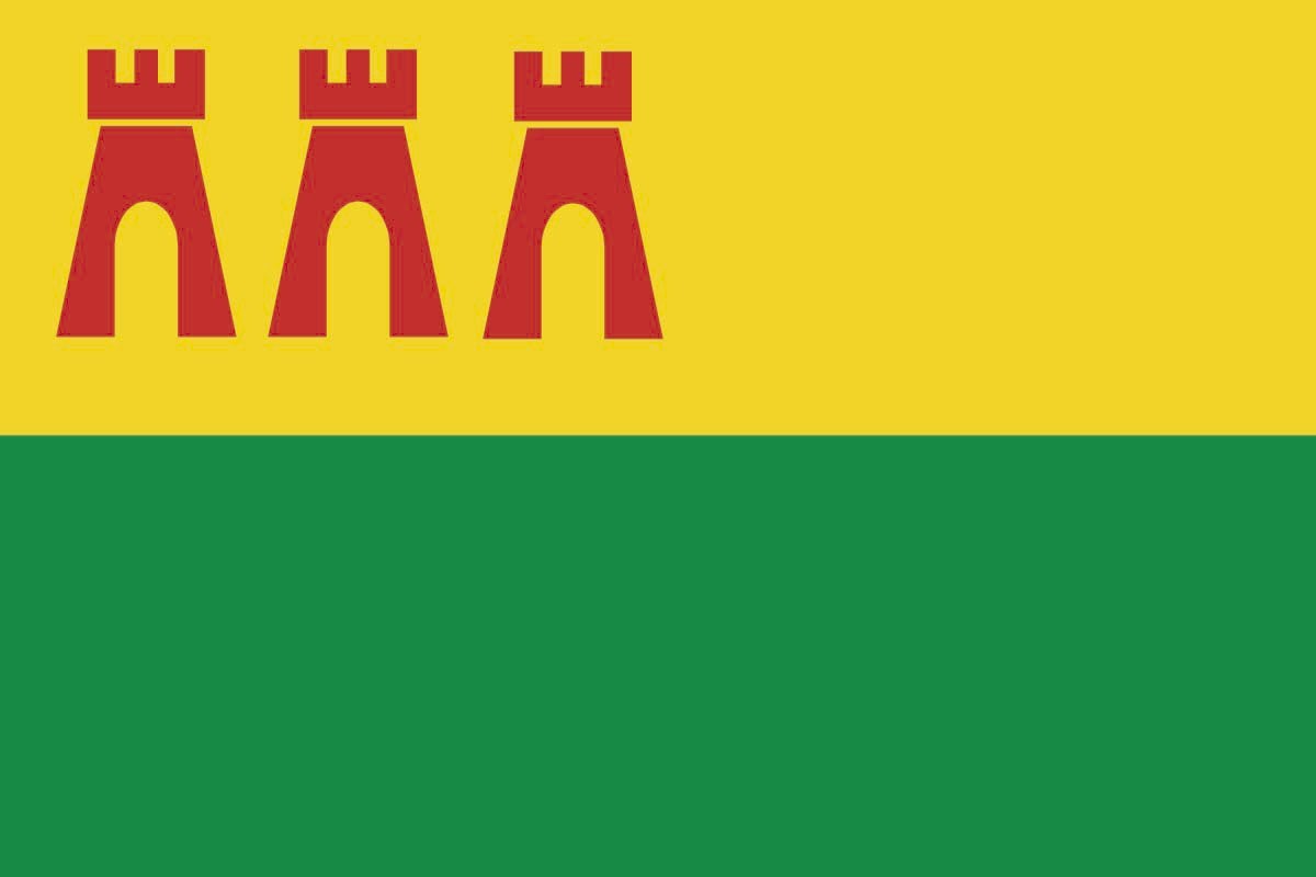 Bandera de Beniel de alta calidad para exterior