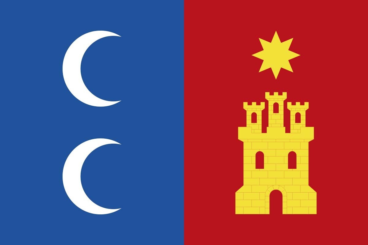 Bandera de Campo de Criptana de alta calidad para exterior Bandera de Campo de Criptana de alta calidad para exterior