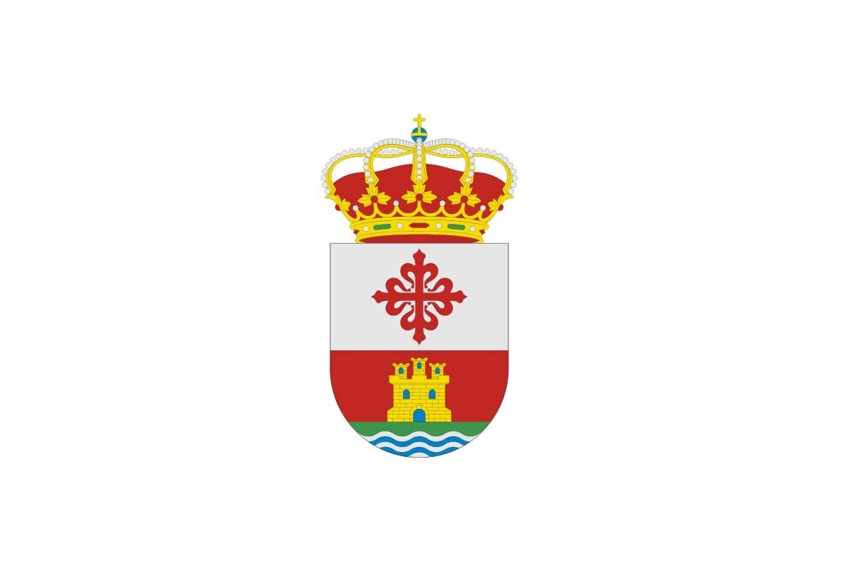 Bandera de Carrión de Calatrava de alta calidad para exterior