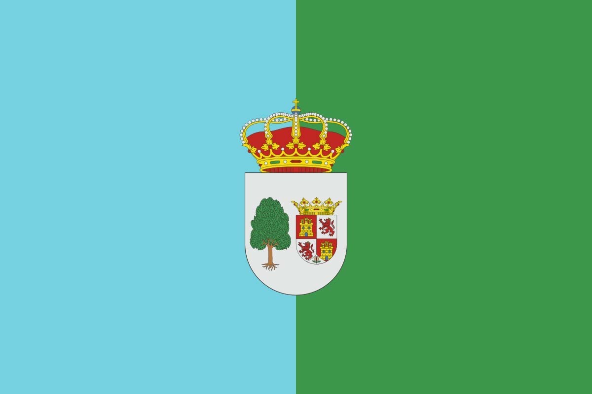 Bandera de Fuente el Fresno de alta calidad para exterior