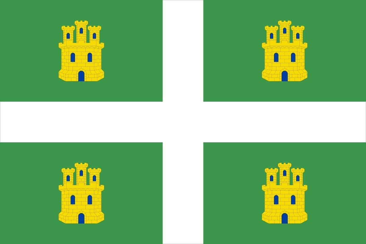 Bandera de Guadalmez de alta calidad para exterior Bandera de Guadalmez de alta calidad para exterior