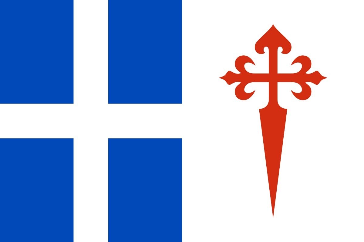 Bandera de San Carlos del Valle de alta calidad para exterior