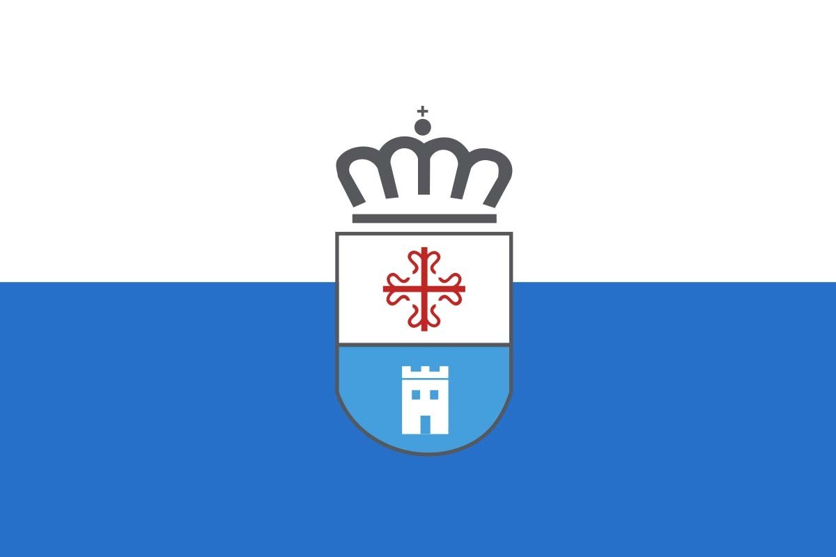 Bandera de Torralba de Calatrava de alta calidad para exterior Bandera de Torralba de Calatrava de alta calidad para exterior