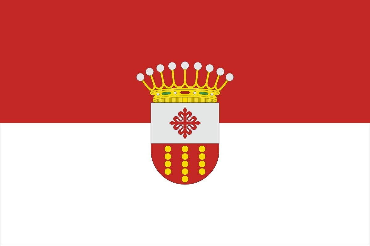 Bandera de Villarrubia de los Ojos de alta calidad para exterior Bandera de Villarrubia de los Ojos de alta calidad para exterior