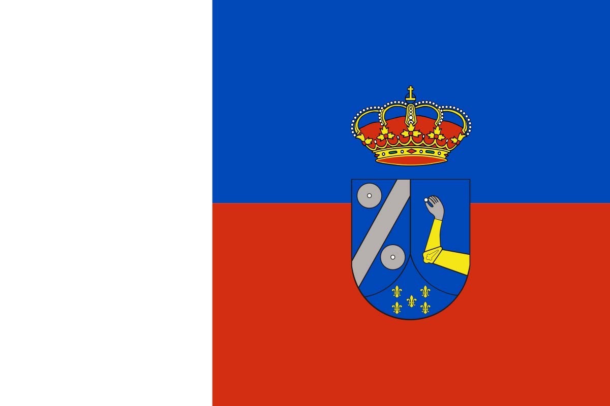 Bandera de Molina de Aragón de alta calidad para exterior Bandera de Molina de Aragón de alta calidad para exterior
