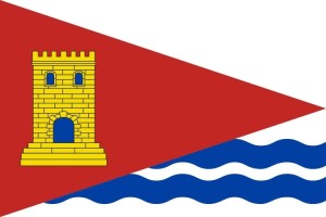 Bandera de Tórtola de Henares de alta calidad para exterior 123