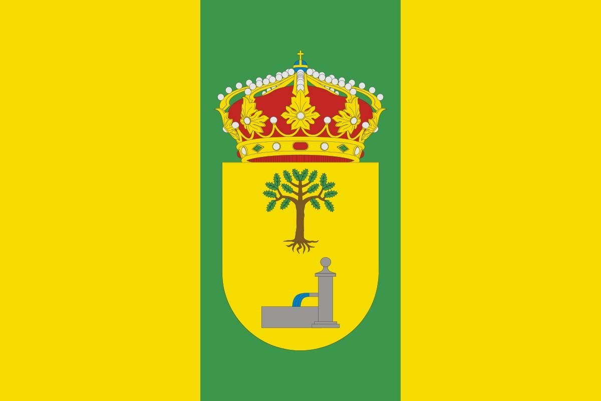 Bandera de Villanueva de Argecilla de alta calidad para exterior Bandera de Villanueva de Argecilla de alta calidad para exterior