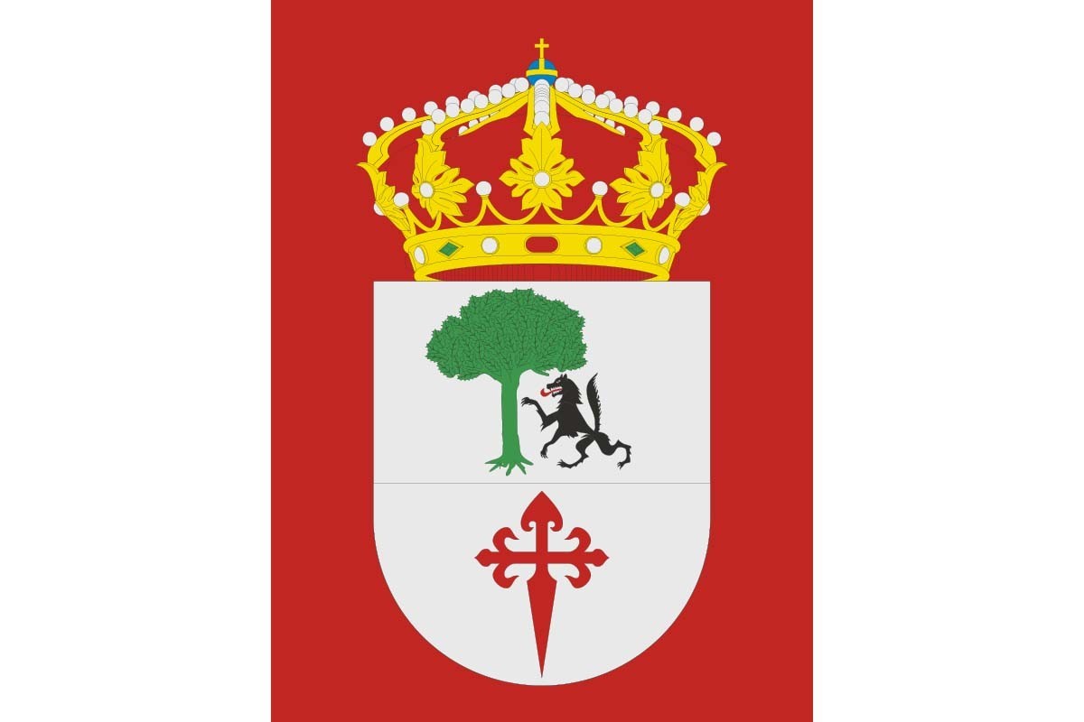 Bandera de Aldeanueva de Barbarroya de alta calidad para exterior Bandera de Aldeanueva de Barbarroya de alta calidad para exterior