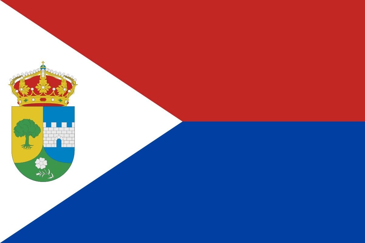 Bandera de Aldeanueva de San Bartolomé de alta calidad para exterior Bandera de Aldeanueva de San Bartolomé de alta calidad para exterior