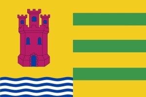 Bandera de Malpica de Tajo de alta calidad para exterior 123