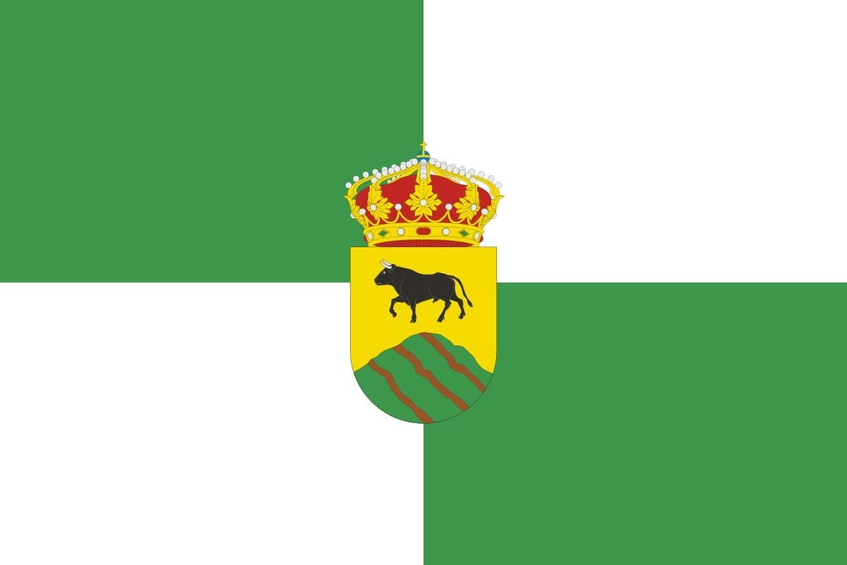 Bandera de Menasalbas de alta calidad para exterior Bandera de Menasalbas de alta calidad para exterior