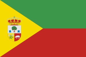 Bandera de Mohedas de la Jara de alta calidad para exterior 123