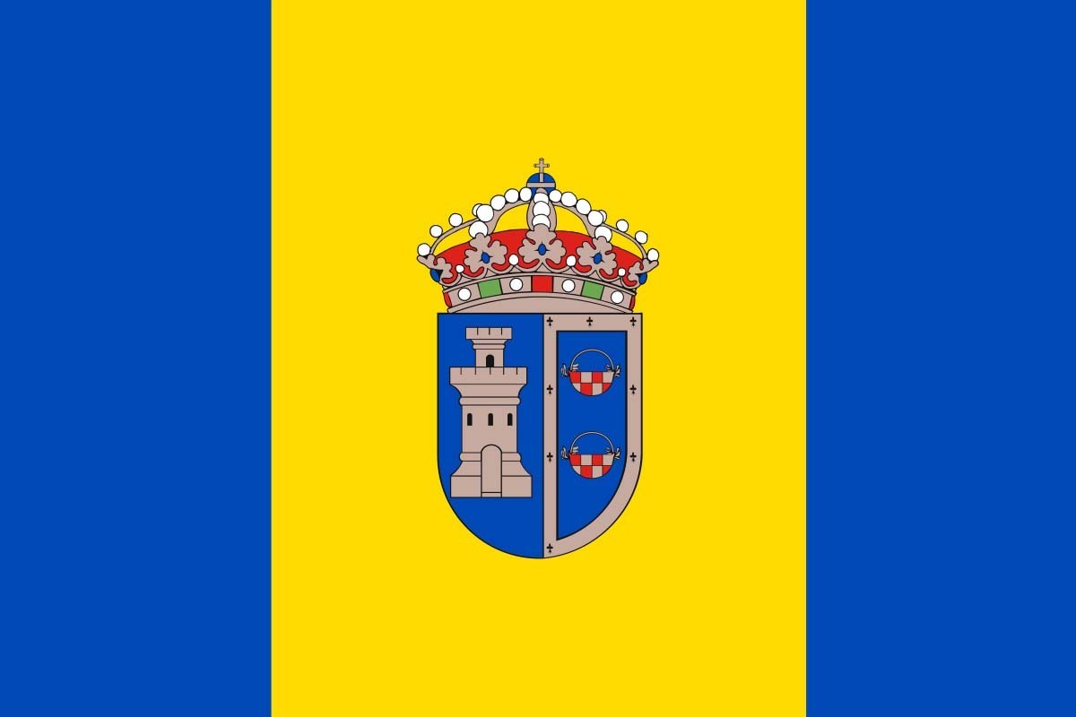 Bandera de Santa Olalla de alta calidad para exterior Bandera de Santa Olalla de alta calidad para exterior
