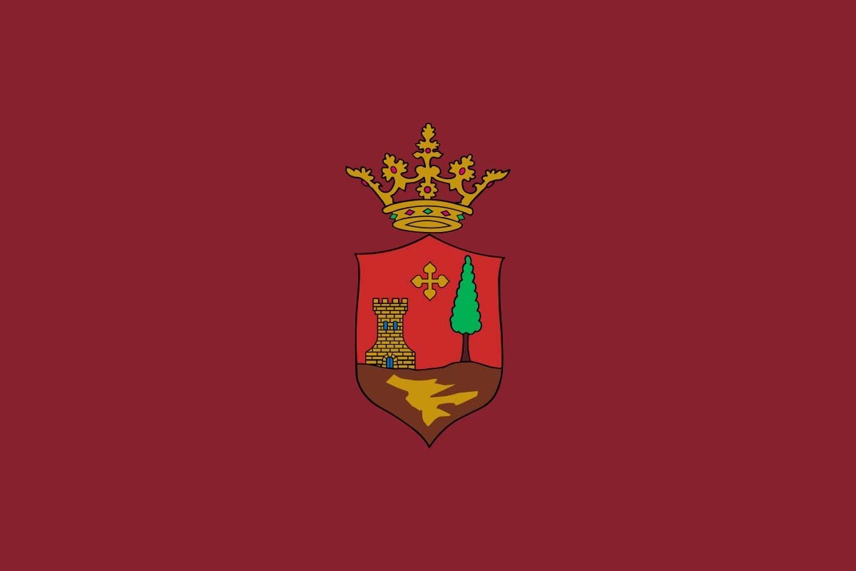 Bandera de Villafranca de los Caballeros de alta calidad para exterior