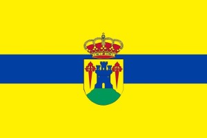 Bandera de Villarrubia de Santiago de alta calidad para exterior 123