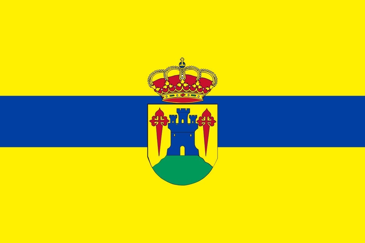 Bandera de Villarrubia de Santiago de alta calidad para exterior Bandera de Villarrubia de Santiago de alta calidad para exterior