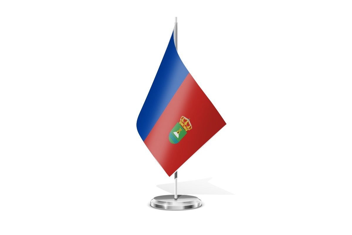Bandera de mesa de Alcohujate