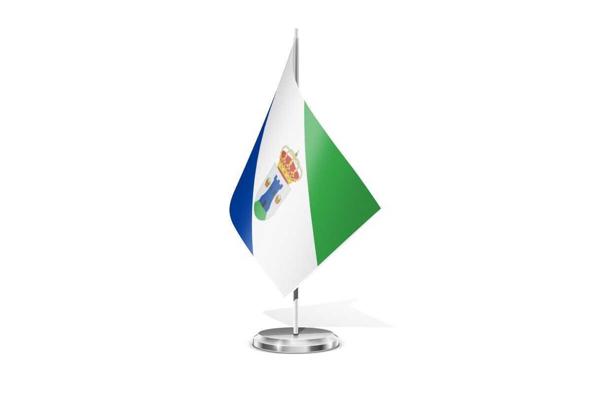 Bandera de mesa de Atalaya del Cañavate