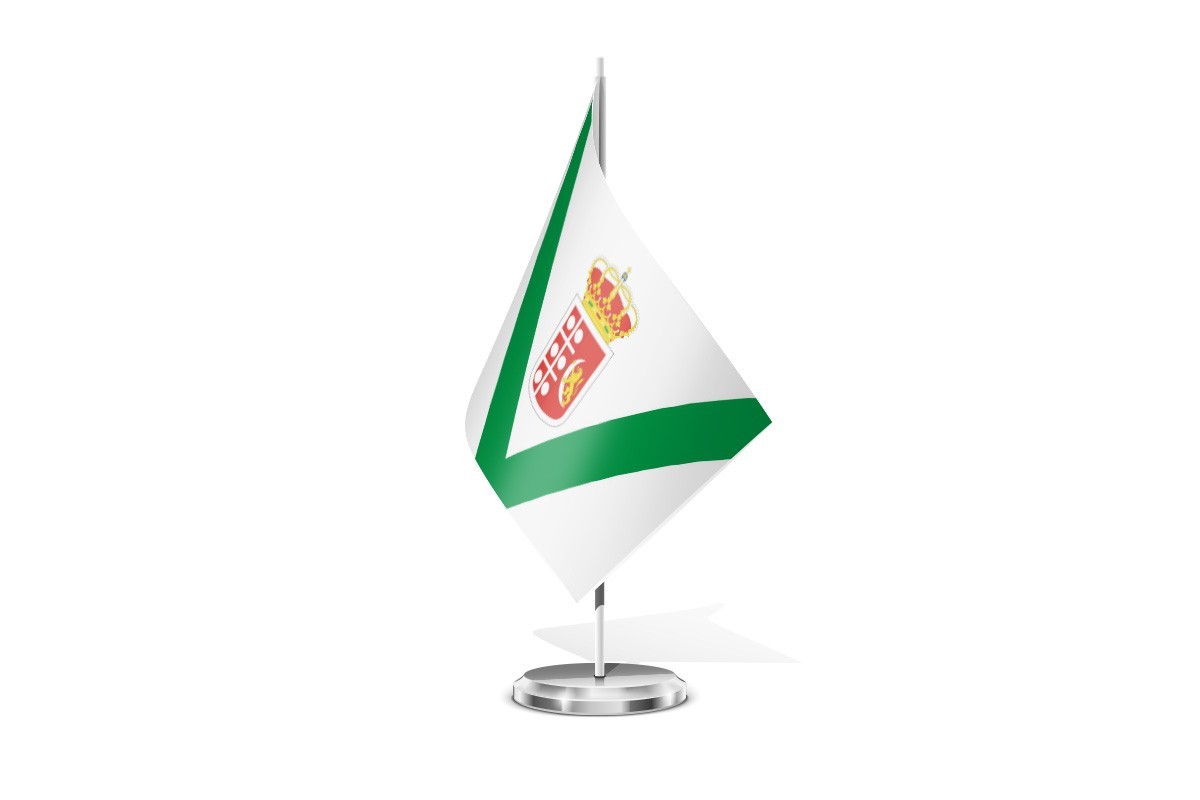 Bandera de mesa de Barajas de Melo
