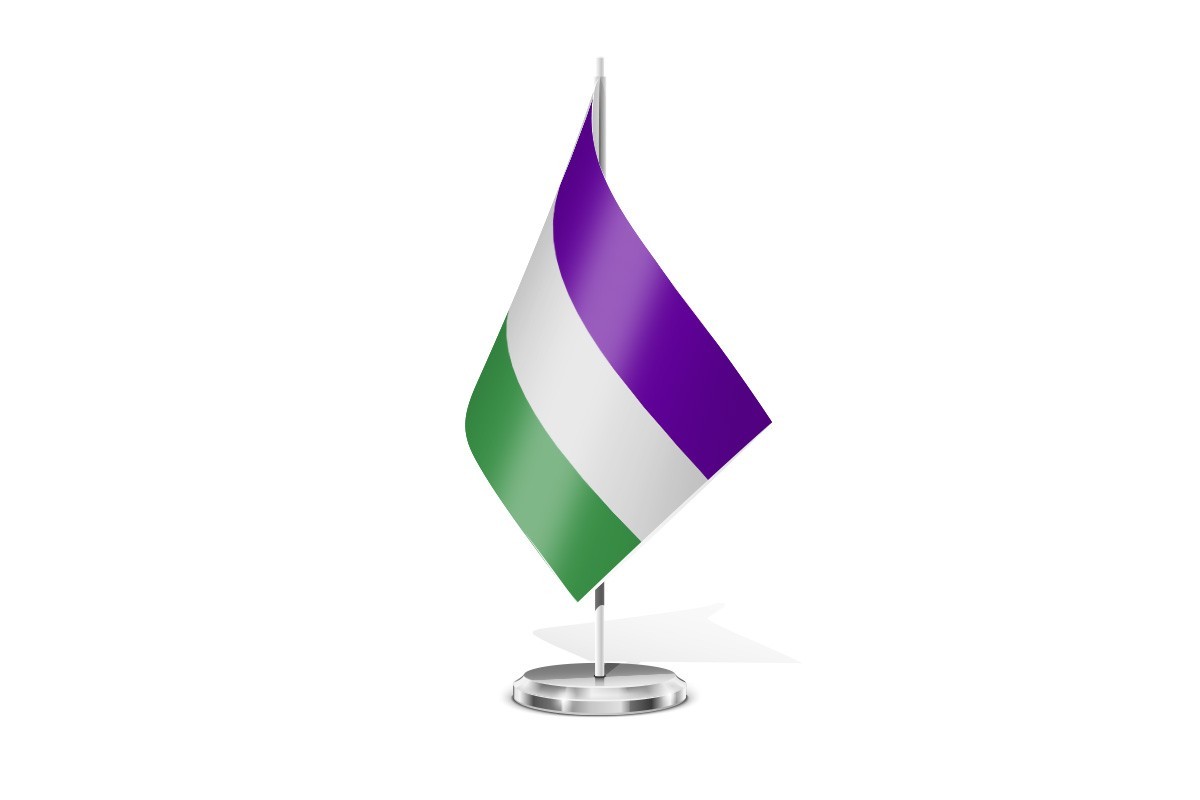 Bandera de mesa de Buciegas