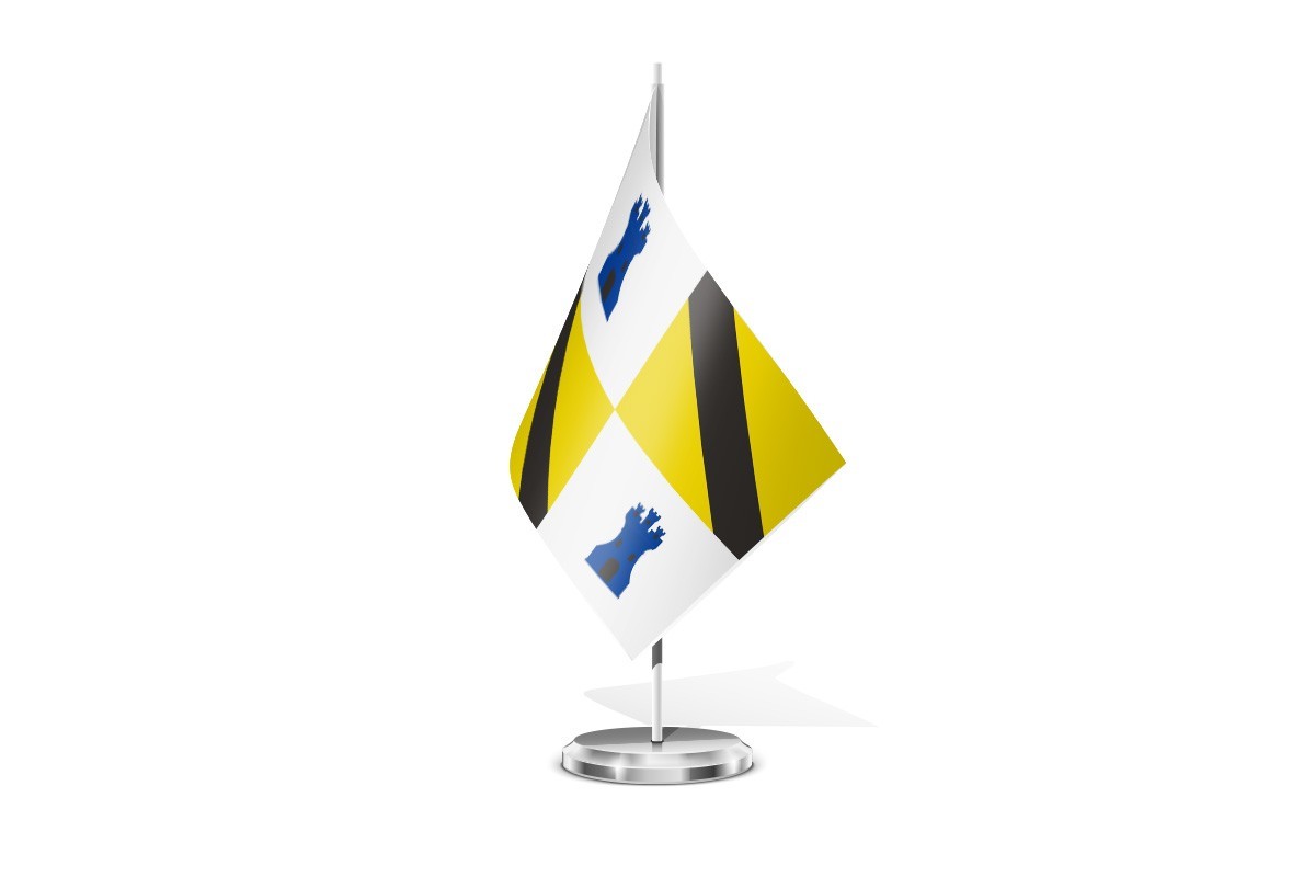 Bandera de mesa de Cañada del Hoyo