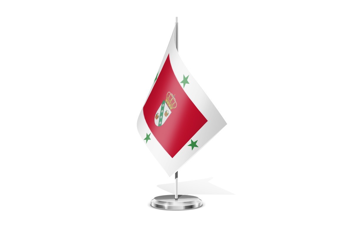 Bandera de mesa de Cañada Juncosa