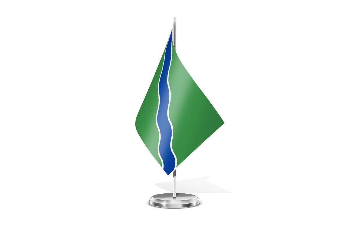 Bandera de mesa de Casas de Benítez