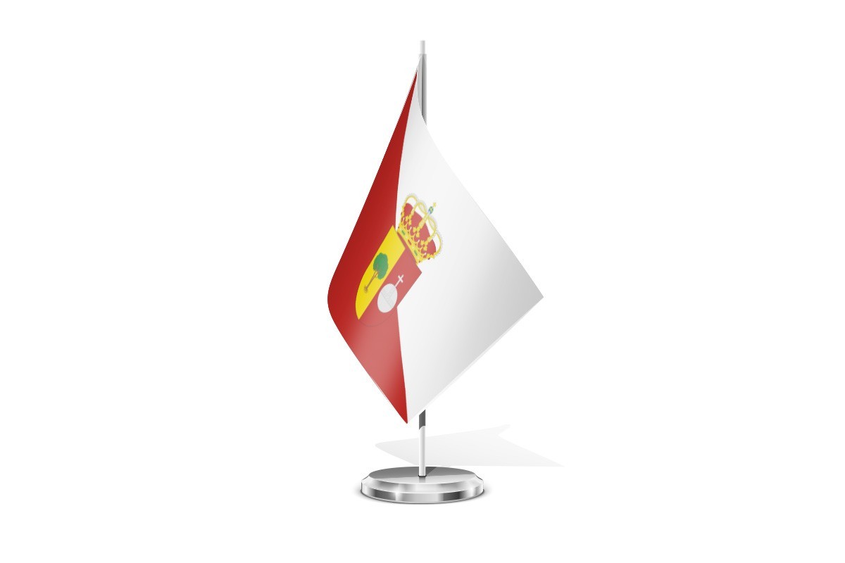 Bandera de mesa de Casas de Guijarro