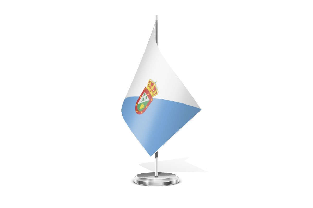 Bandera de mesa de Casas de Haro