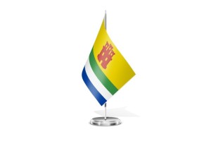 Bandera de mesa de Castejón 123