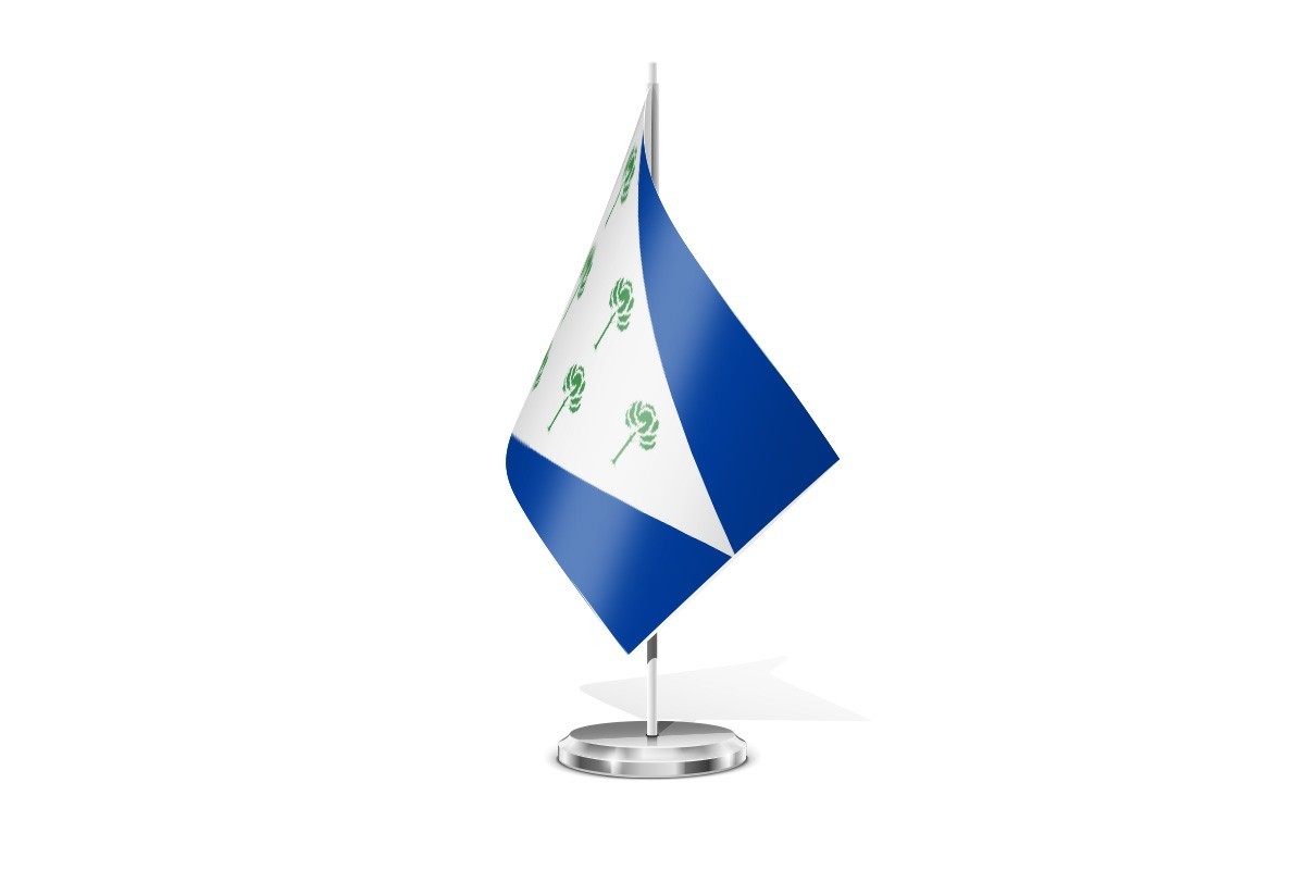 Bandera de mesa de Fuentenava de Jábaga