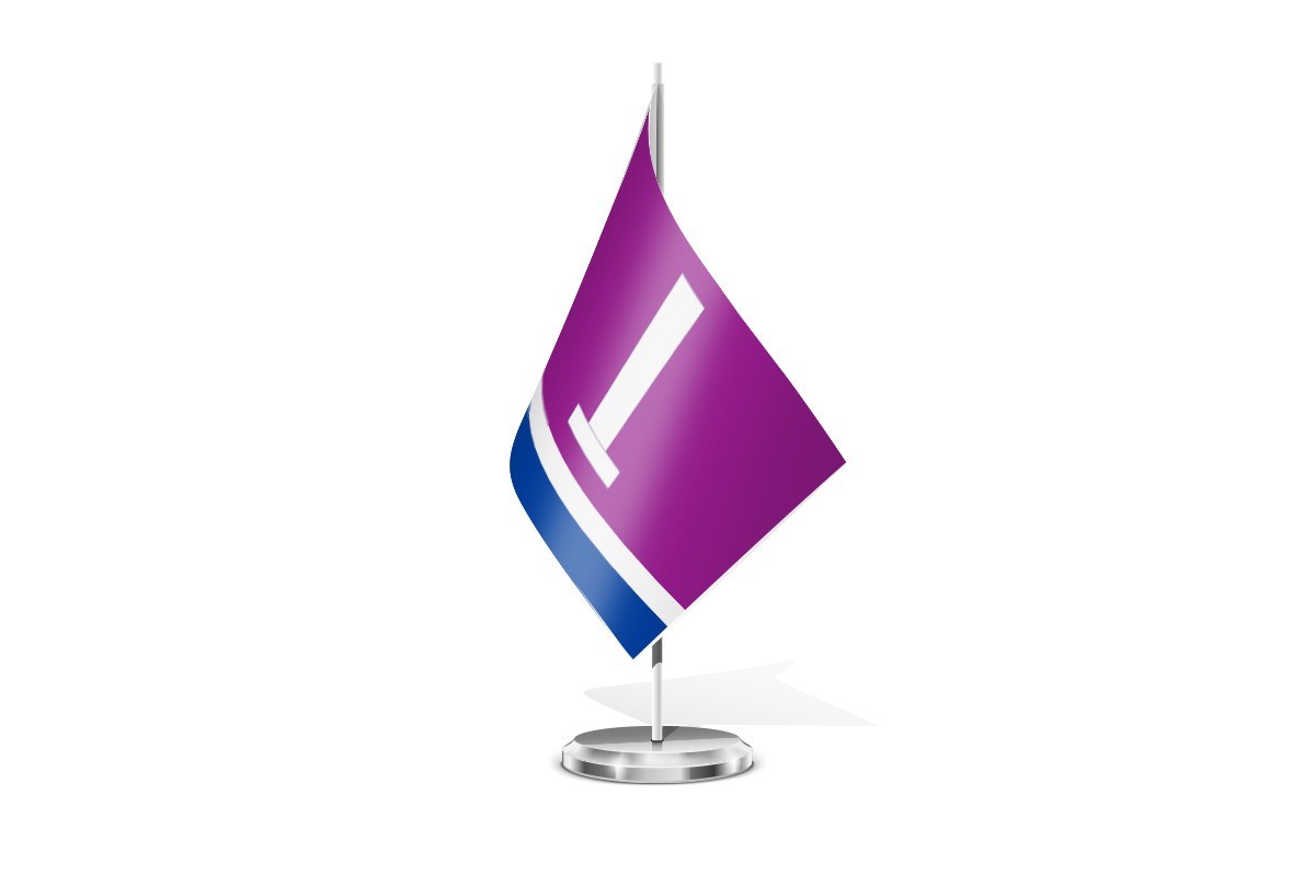 Bandera de mesa de Hito